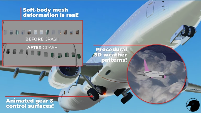 ⚠️ Landing Experiments: Plane Crash Sandbox ekran görüntüsü