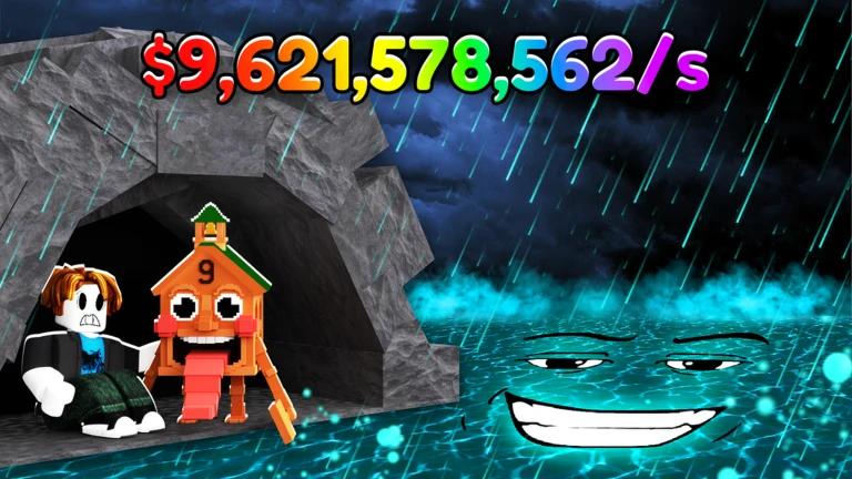 Survive ACID RAIN for Brainrot! ⛈️ ekran görüntüsü
