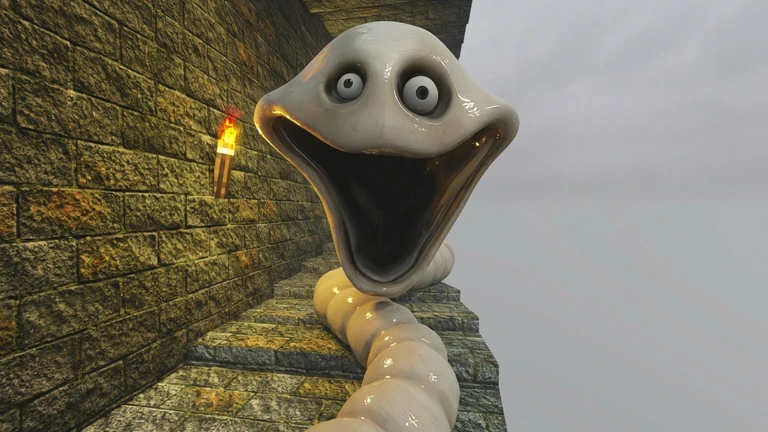 Climb Scary Worm Tower 3 ekran görüntüsü