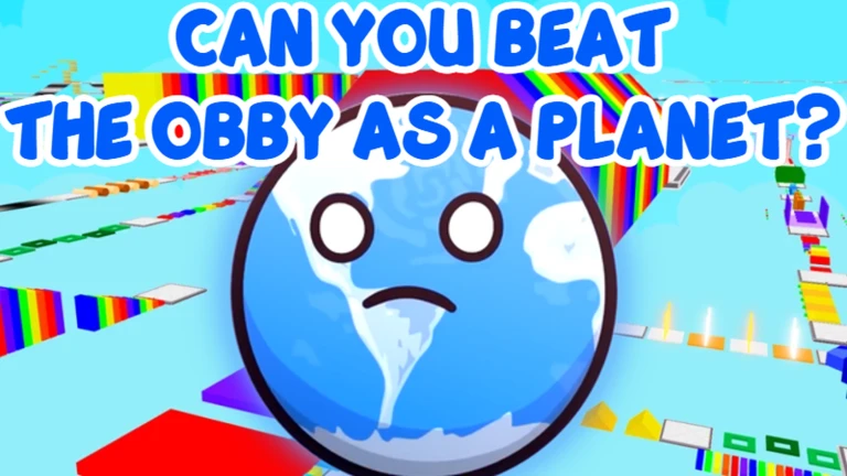 Obby but you're a Planet! ekran görüntüsü