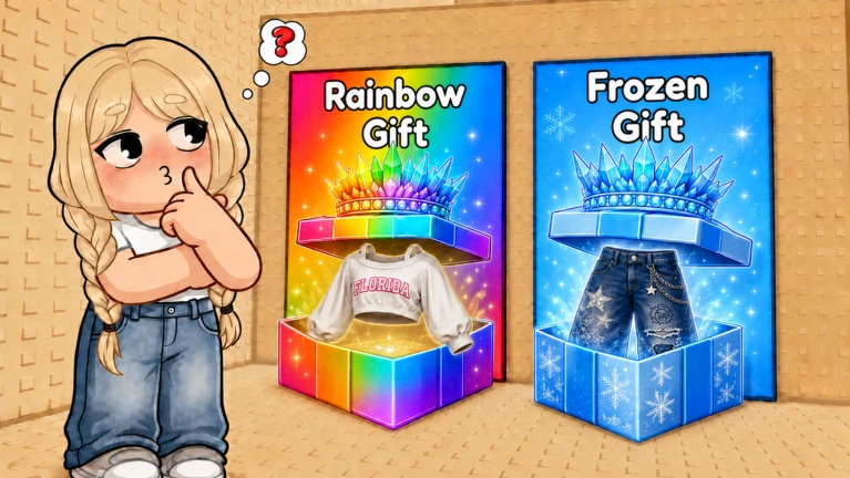 Choose Your Gift: Outfit Tower 🎁👗 ekran görüntüsü