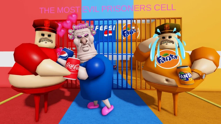 COCA-COLA POLICE & PEPSI GRAN PRISON RUN! (Obby) ekran görüntüsü