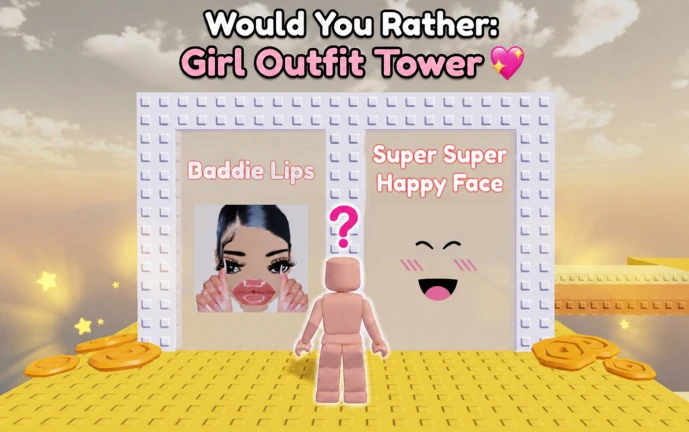 Would You Rather: Girl Outfit Tower 💖 ekran görüntüsü