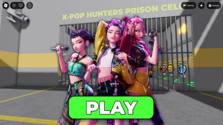 K-POP HUNTERS PRISON RUN! (Obby) ekran görüntüsü