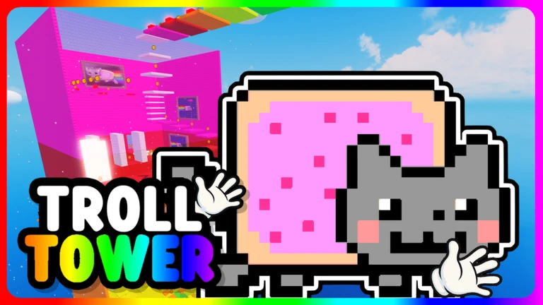 Nyan Cat Troll Tower 🌈 ekran görüntüsü