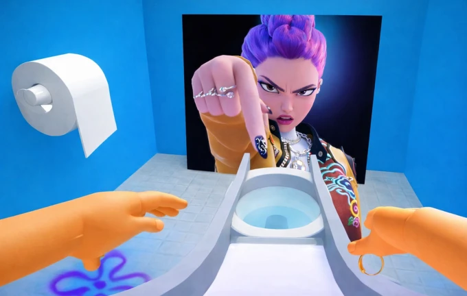 Slide Down Into KPOP Demon Hunters ekran görüntüsü