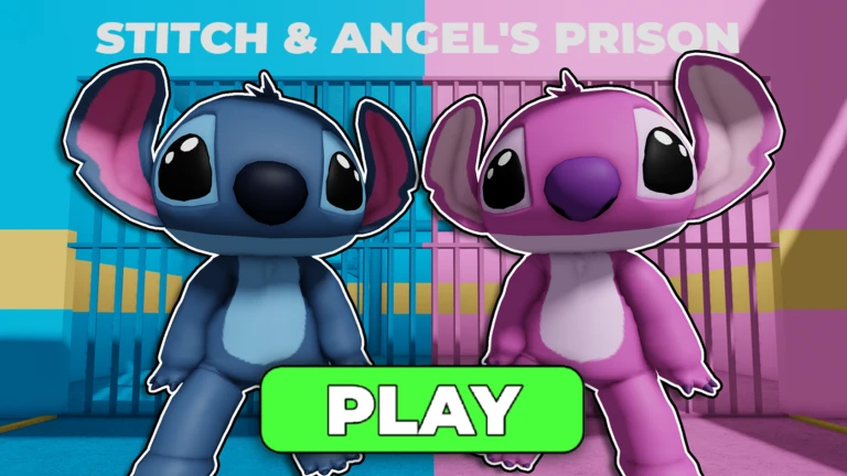 STITCH & ANGEL'S PRISON RUN! (Obby) ekran görüntüsü