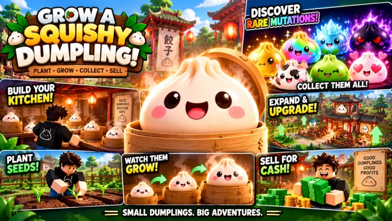 Grow a Squishy Dumpling 🥟 ekran görüntüsü