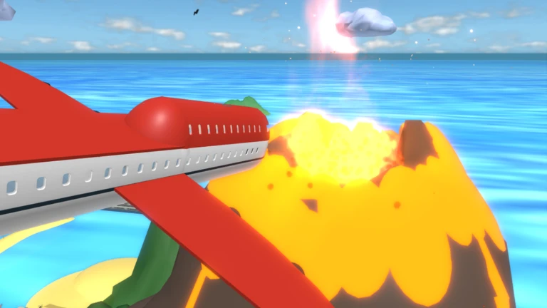 Survive a Plane Crash into a Volcano! 🌋 ekran görüntüsü