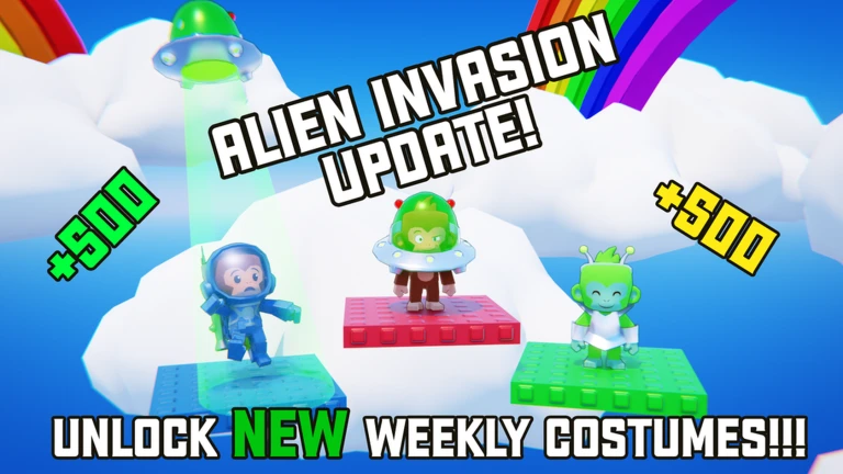 [🙈 Alien Invasion!] Dont Fall! ekran görüntüsü