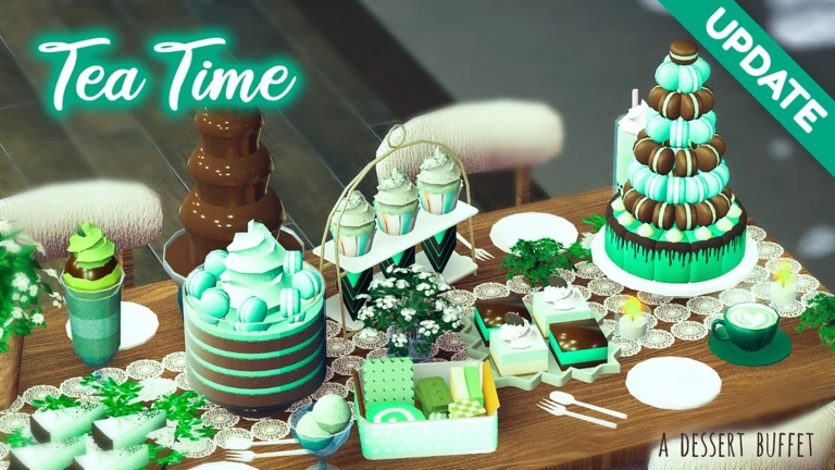 🍰☕ Tea Time  || Dessert Buffet ekran görüntüsü