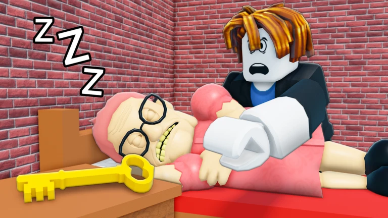 BARRA'S GRANNY HOUSE ESCAPE! (SCARY OBBY) ekran görüntüsü