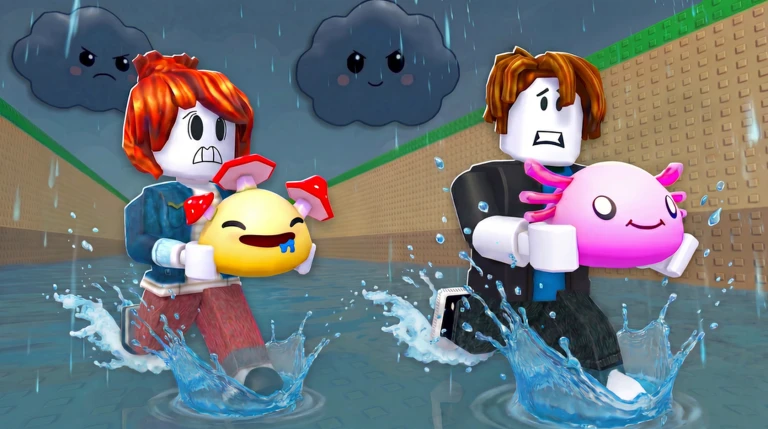 [🌊] Escape Flood For Slimes! ekran görüntüsü