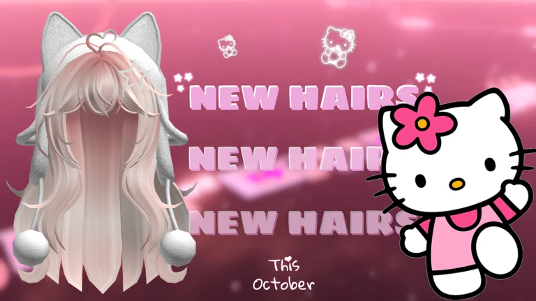 Cute Obby For Girls [UGC HAIRS] ekran görüntüsü