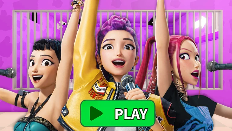 🎤KPOP DEMON HUNTERS PRISON RUN! (Obby) ekran görüntüsü