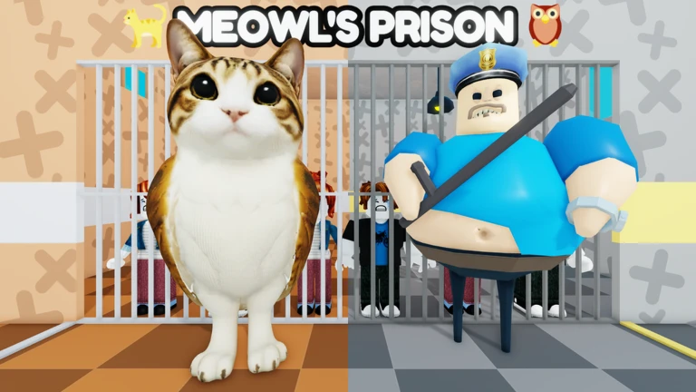 🐈 MEOWL'S PRISON RUN OBBY ekran görüntüsü