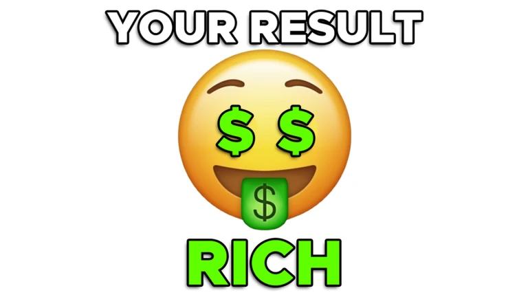 🤑 Rich or Poor Test ekran görüntüsü