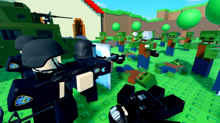 [💀] Swat vs Zombie Pixel 2 ekran görüntüsü