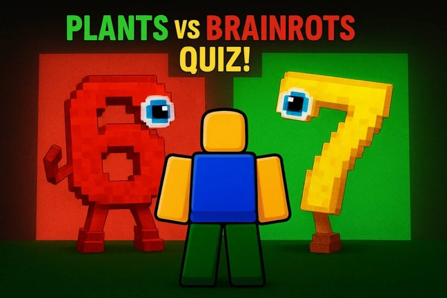 Plants Vs Brainrots QUIZ! ekran görüntüsü