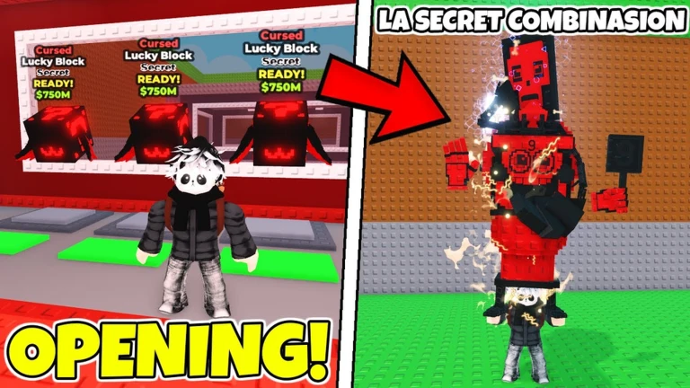 👹 Cursed Lucky Blocks 💸 X999 LUCK! ekran görüntüsü