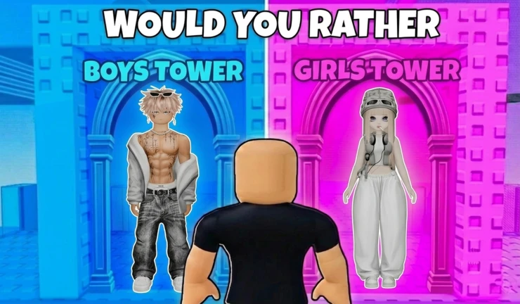 Would You Rather: Zepeto Outfit Tower! ekran görüntüsü
