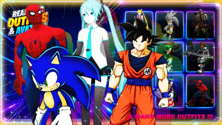 [GOKU & SPIDERMAN] Realistic Outfits & Avatars ekran görüntüsü