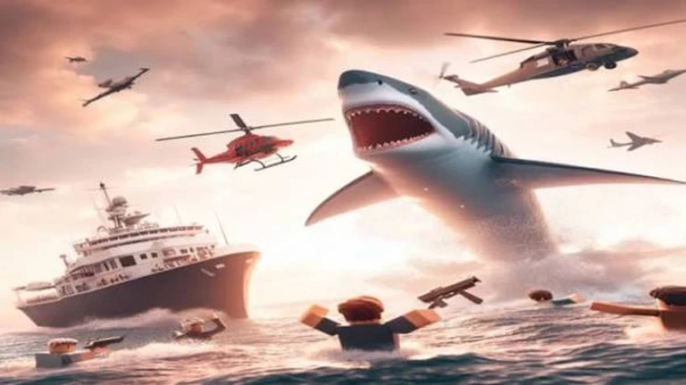 Survive The Sharks! [🦈] ekran görüntüsü