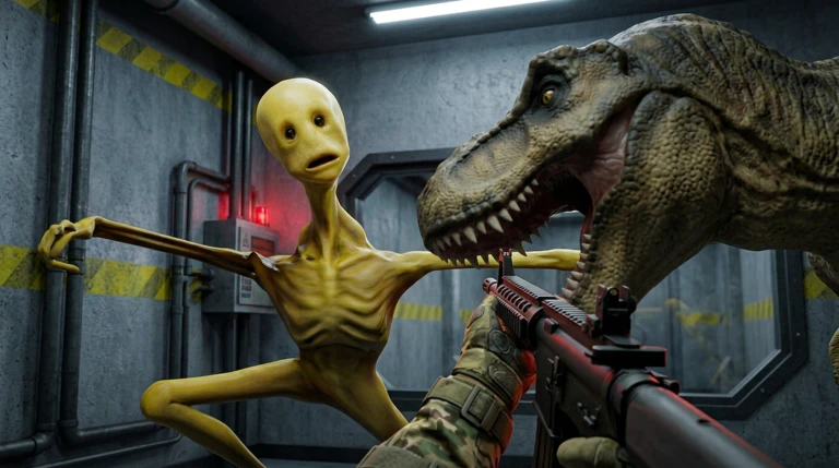 SCPs and DINOSAURs Morphs ekran görüntüsü