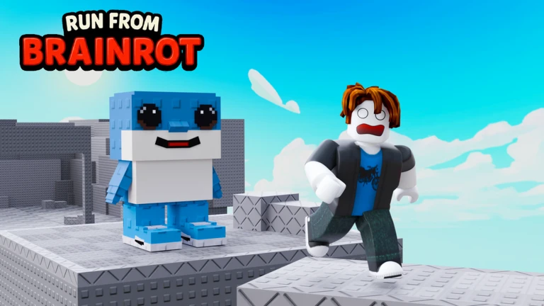 Run From Brainrot Obby 🏃 ekran görüntüsü