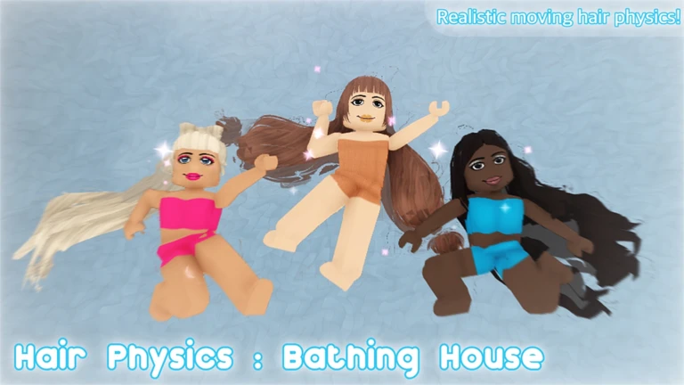 [☀️UPD] Hair Physics: Bathing House 🧼 ekran görüntüsü